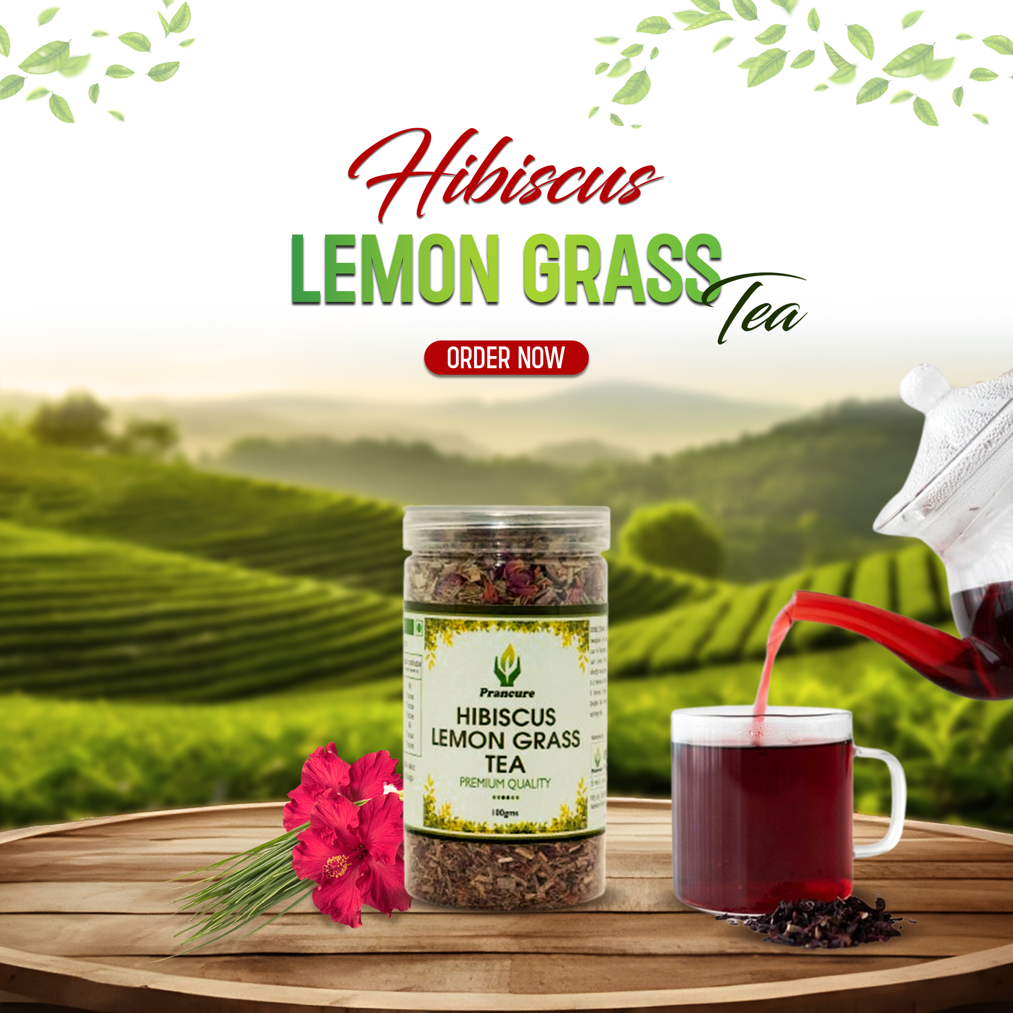 benefits of hibiscus and lemon grass tea